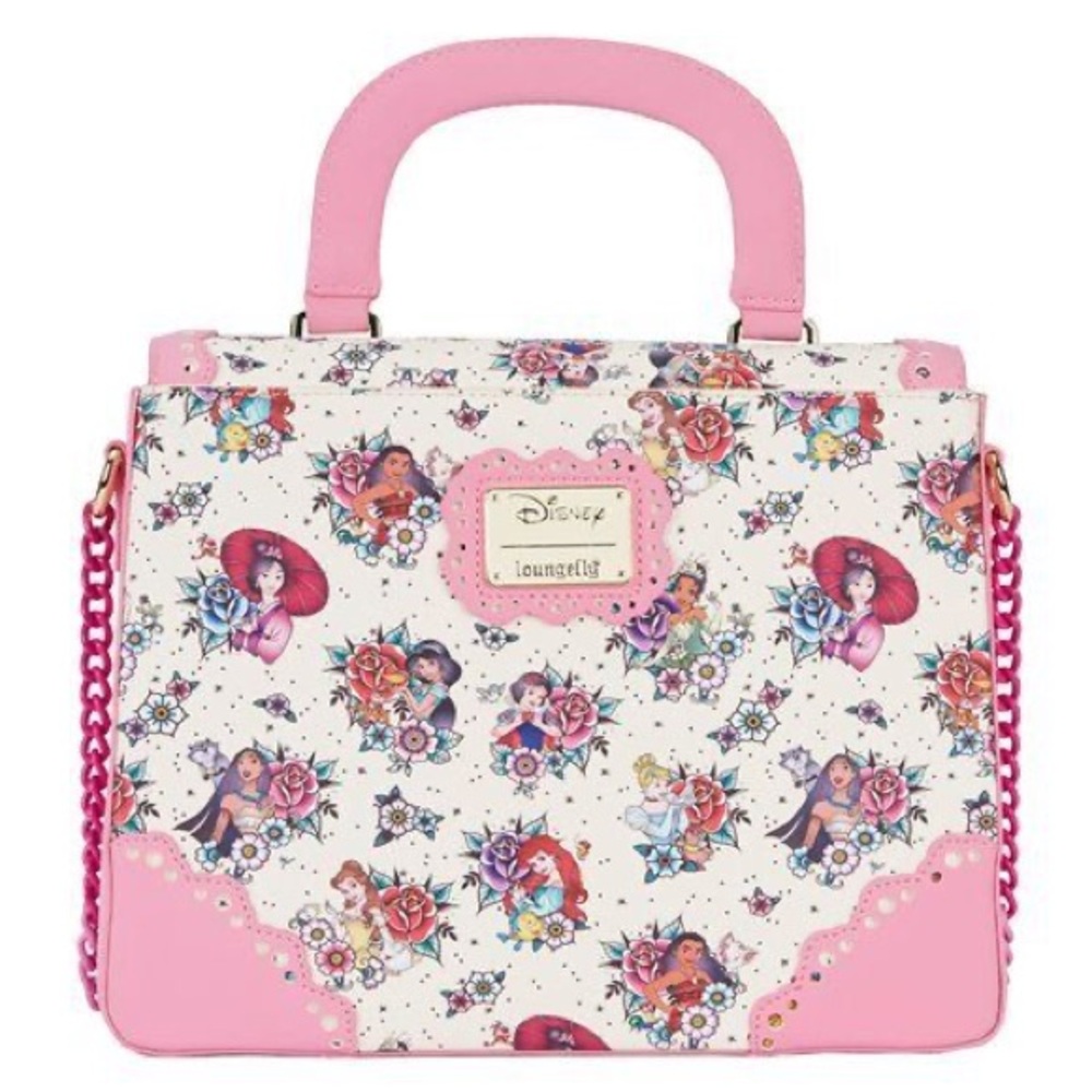 Disney Princess Tattoo Art Crossbody Purse
